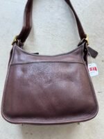 Vintage Coach Ergo Style Black Leather Shoulder Bag 9966 - Image 3