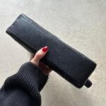 Vintage Y2K Coach Black Leather Baguette Shoulder Bag - Image 3