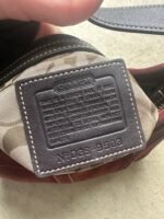 Vintage Burgundy Suede Coach Soho Shoulder Bag - Image 9