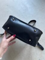 Vintage Coach Ergo Style Black Leather Shoulder Bag 9966 - Image 6