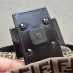 Vintage Fendi Mama Baguette Brown Zucchino Shoulder Bag - Image 10