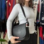 Vintage Coach Black Classic Shoulder Bag - Image 2