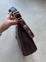 Vintage Coach Ergo Style Black Leather Shoulder Bag 9966 - Image 8