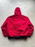 Vintage Carhartt Red Hooded Jacket 90's - XL - Image 4