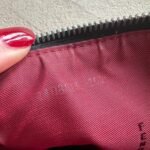 Vintage Fendi Baguette Red & Black Zucchino Shoulder Bag - Image 11