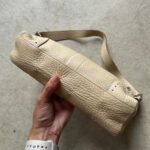 Vintage Y2K Coach Tan Leather Baguette Shoulder Bag - Image 3