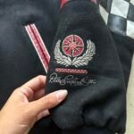 Vintage Budweiser NASCAR Racing Leather Reversible Jacket - XL - Image 6