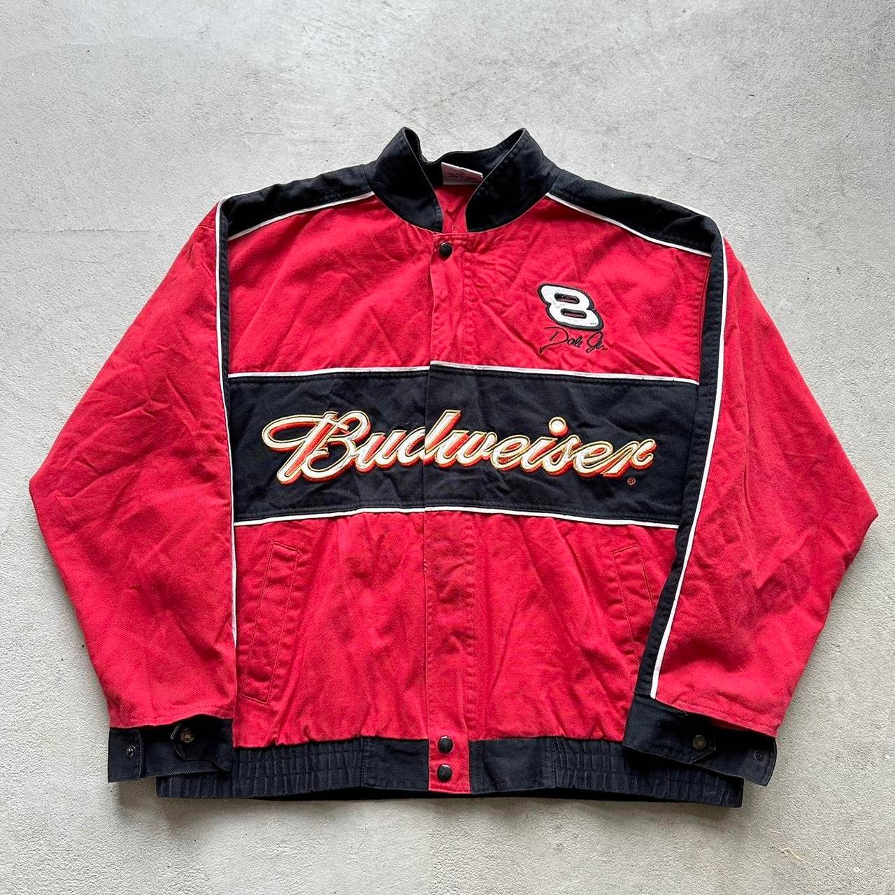 P0-2024-06-25T132332.041 Vintage Budweiser NASCAR Racing Jacket - L - Image 1
