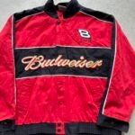 Vintage Budweiser NASCAR Racing Jacket - L - Image 7