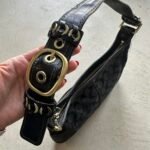 Vintage Y2K Coach Black Shoulder Bag - Image 5
