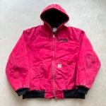 Vintage Carhartt Red Hooded Jacket - XL