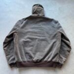 Vintage Carhartt Faded Brown Hooded Jacket - XL - Image 5