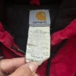 Vintage Carhartt Red Hooded Jacket - XL - Image 5