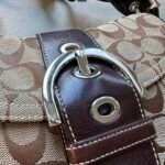 Vintage Y2K Coach White Leather Mini Soho Shoulder Bag - Image 11