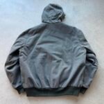 Vintage Carhartt Faded Green Hooded Jacket - XL - Image 2