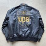 Vintage UPS Leather NASCAR Racing Jacket - Image 2