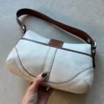 Vintage Y2K Coach White Leather Mini Soho Shoulder Bag - Image 5