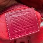 Vintage Y2K Coach Red Mini Leather Square Soho Shoulder Bag - Image 8
