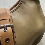 Vintage Y2K Coach Tan Leather Big Shoulder Bag - Image 6