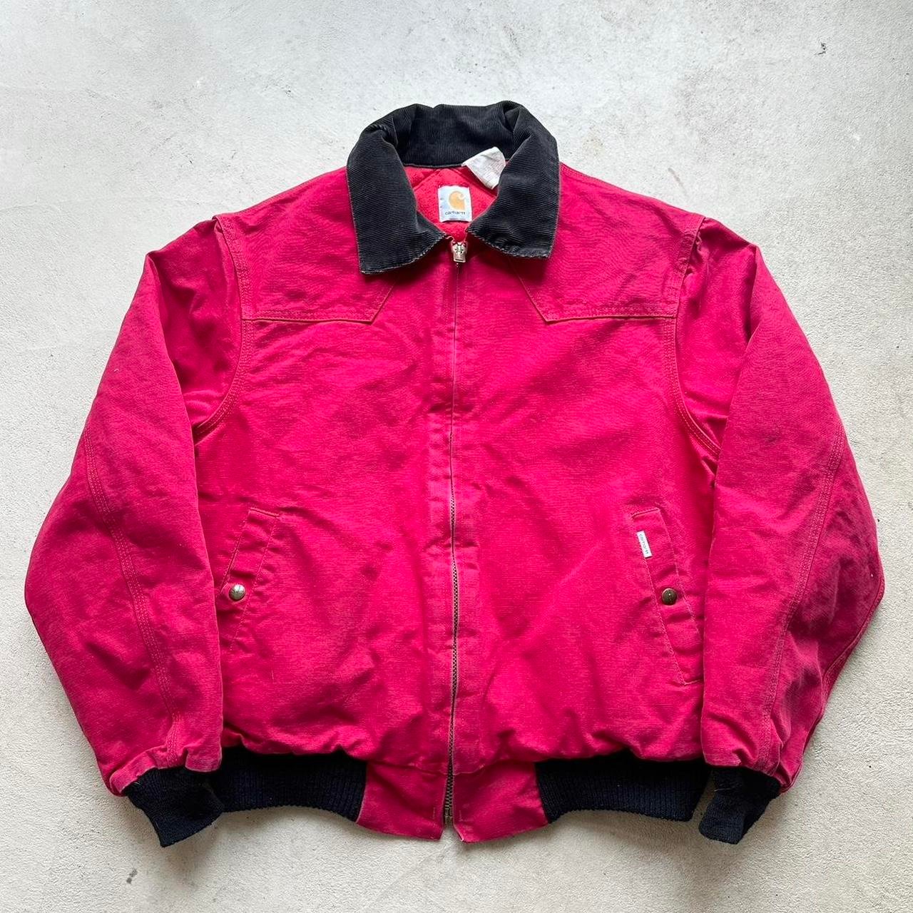 P0_68_e6a52854-4703-4d4c-ba04-b35f89a38250 Vintage Carhartt Red Santa Fe Jacket - L - Image 1
