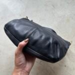 Vintage Y2K Coach Black Leather Shoulder Bag - Image 3