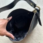 Vintage Y2K Coach Black Leather Shoulder Bag - Image 5