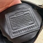 Vintage Y2K Coach Black Leather Shoulder Bag - Image 6