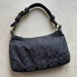 Vintage Y2K Coach Black Shoulder Bag - Image 4