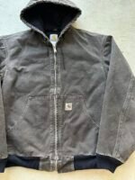 Vintage Carhartt Faded Brown Hooded Jacket - L - Image 2