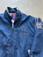 Vintage NFL Dallas Cowboys Puffer Jacket - L - Image 3