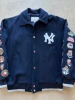 Vintage New York Yankees World Series Championship Jacket - L - Image 3