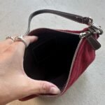 Vintage Coach Demi Red Wool Shoulder Bag - Image 6