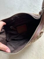 Vintage Y2K Coach Tan Croissant Shoulder Bag - Image 6