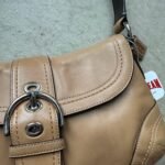 Vintage Y2K Coach Tan Leather Soho Shoulder Bag - Image 3