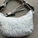 Vintage Y2K Coach Quilted White Hobo Shoulder Bag - Image 2