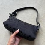 Vintage Y2K Coach Black Baguette Shoulder Bag - Image 2
