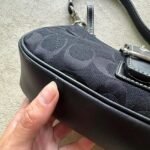 Vintage Y2K Coach Black Mini Hampton Shoulder Bag - Image 6