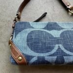 Vintage Y2K Coach Denim Shoulder Bag - Image 7