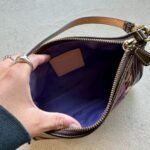 Vintage Y2K Coach Brown Demi Patchwork Shoulder Bagg - Image 2