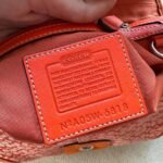 Vintage Y2K Coach Orange Mini Soho Shoulder Bag - Image 3