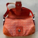 Vintage Y2K Coach Orange Mini Soho Shoulder Bag - Image 5