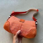 Vintage Y2K Coach Orange Mini Soho Shoulder Bag - Image 6