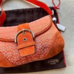 Vintage Y2K Coach Orange Mini Soho Shoulder Bag - Image 7