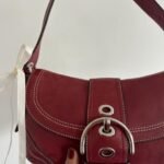 Y2K Coach red leather mini Soho bag - Image 7