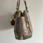 Y2K Coach beige monogram satchel bag - Image 4