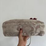 Y2K Coach beige monogram satchel bag - Image 5