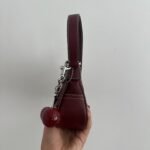 Y2K Coach maroon demi Hamptons buckle bag - Image 3