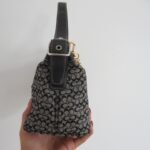 Y2K Coach black monogram bag - Image 5