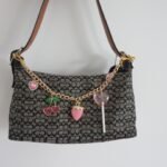 Y2K Coach black monogram bag - Image 2