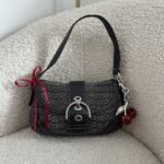 Y2K Coach black monogram mini Soho bag - Image 2